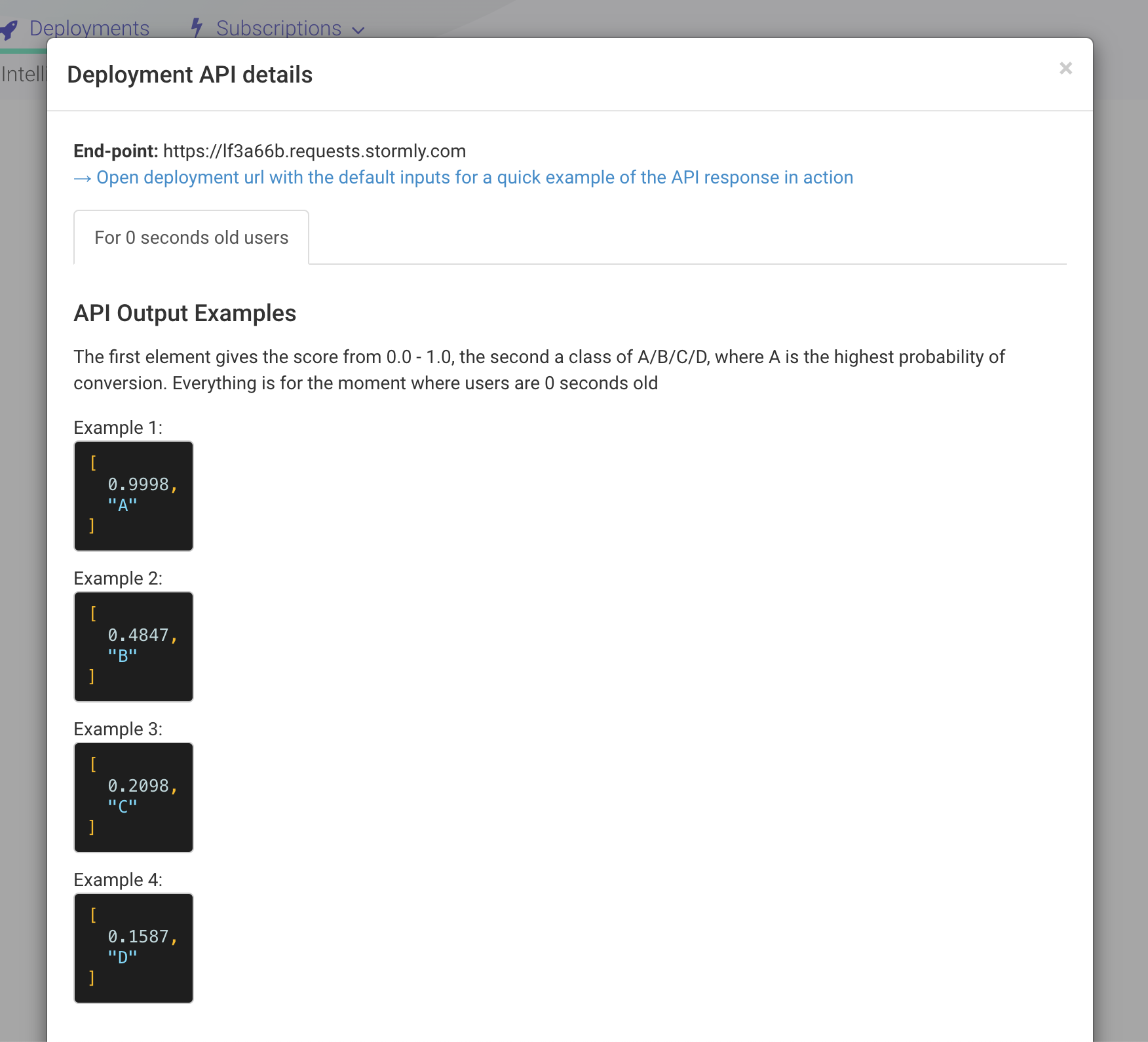 Plugin JSON Output Body Explanation